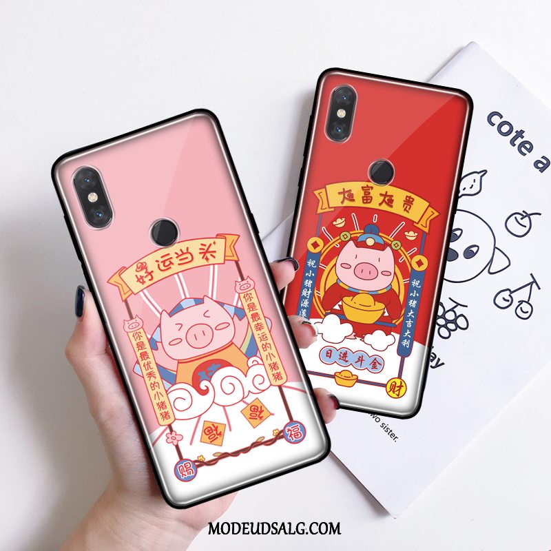 Xiaomi Mi Mix 3 Etui / Cover Trendy Lille Sektion Beskyttelse Lyserød Cartoon