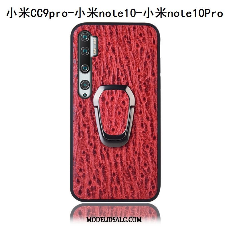 Xiaomi Mi Note 10 Etui Anti-fald Rød Alt Inklusive Lille Sektion Bil