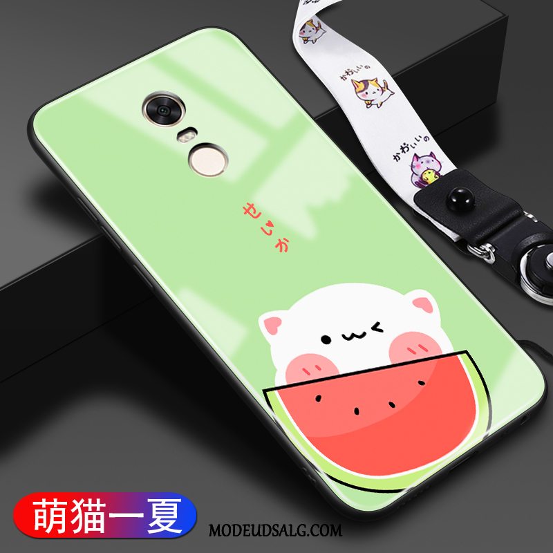 Xiaomi Redmi 5 Etui Mode Lille Sektion Beskyttelse Cover Rød