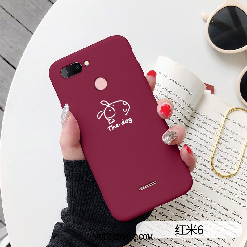 Xiaomi Redmi 6 Etui / Cover Alt Inklusive Kreativ Anti-fald Lille Sektion Net Red