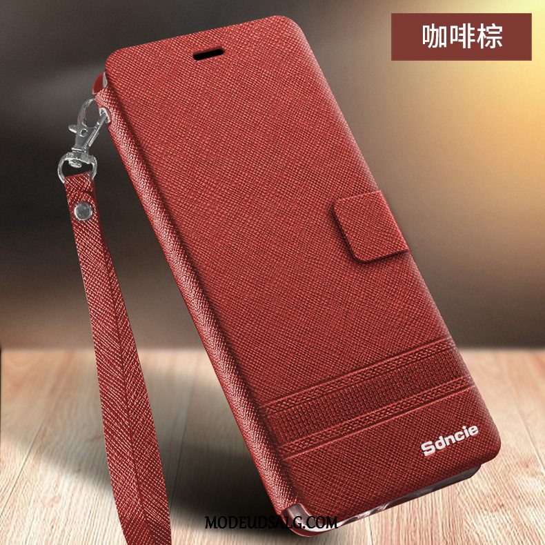 Xiaomi Redmi 6 Etui / Cover Folio Beskyttelse Lædertaske Guld Lille Sektion