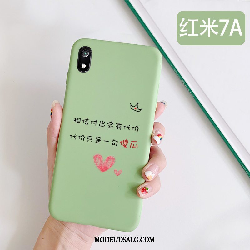 Xiaomi Redmi 7a Etui / Cover Anti-fald Simple Frisk Grøn