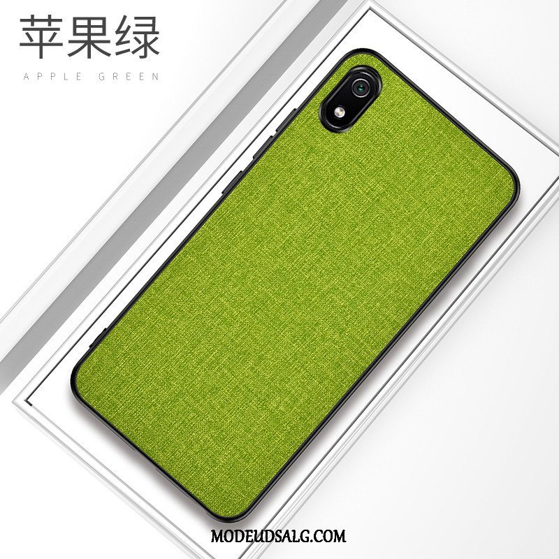 Xiaomi Redmi 7a Etui / Cover Beskyttelse Lille Sektion Grøn Mønster Klud