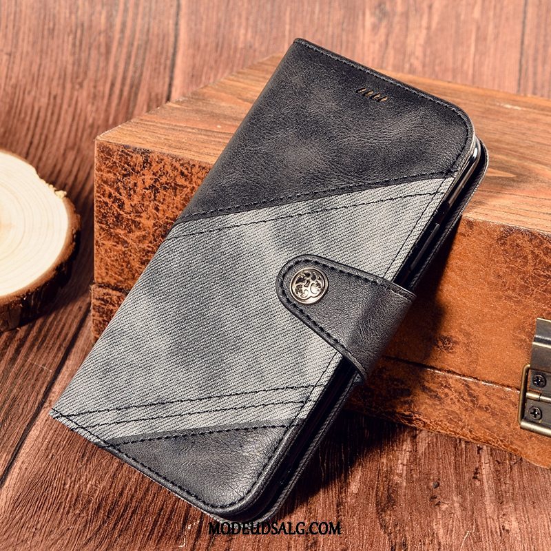 Xiaomi Redmi Note 8t Etui Anti-fald Folio Lædertaske Beskyttelse Splejsning