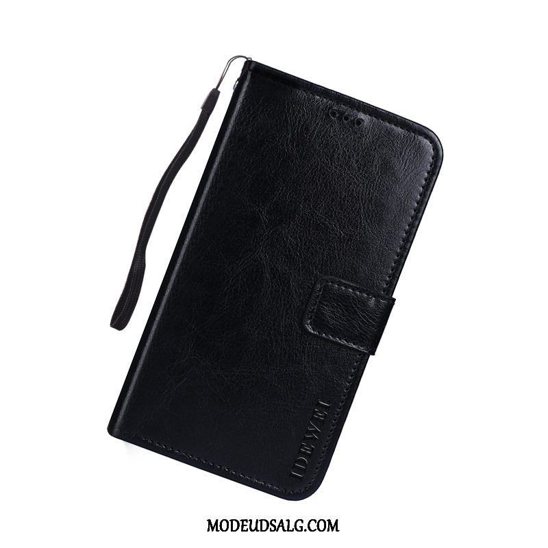 Xiaomi Redmi Note 8t Etui Kort Lædertaske Hemming Tegnebog Folio