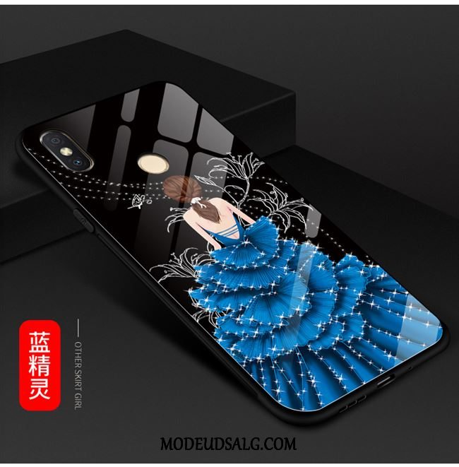 Xiaomi Redmi S2 Etui Glas Trend Cover Lille Sektion Rød