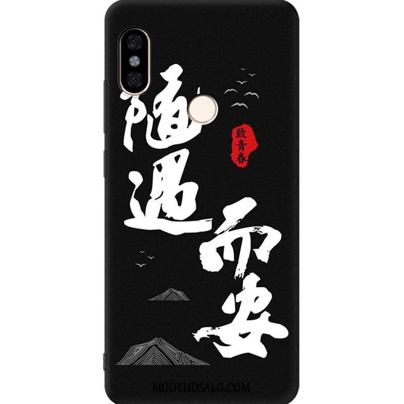 Xiaomi Redmi S2 Etui Lille Sektion Blød Af Personlighed Rød Sort