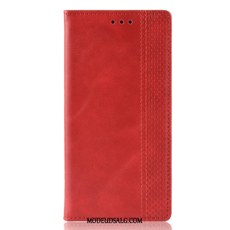 iPhone 12 Pro Max Etui Magnetisk Lædertaske Folio Rød
