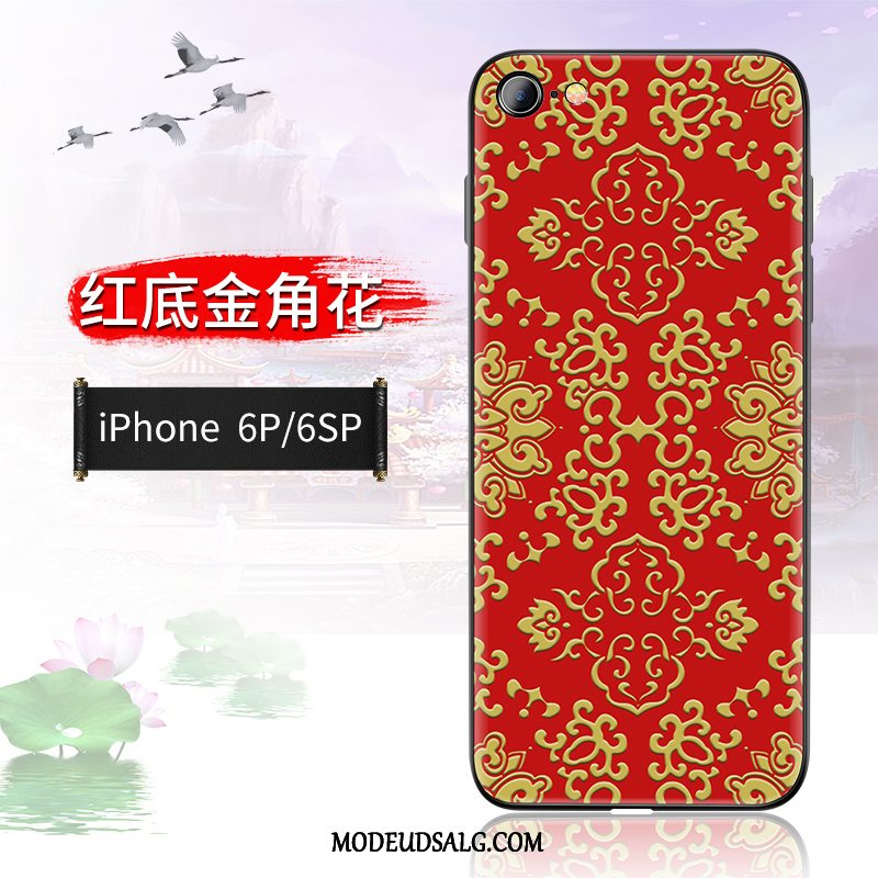 iPhone 6/6s Plus Etui / Cover Beskyttelse Kinesisk Stil Blød Anti-fald Silikone