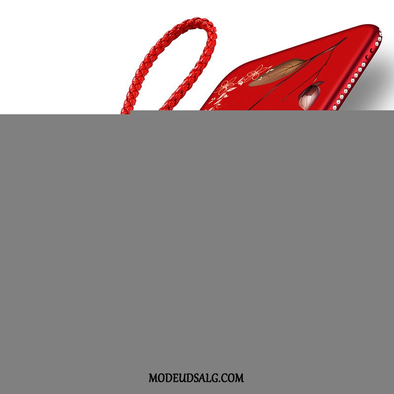 iPhone 6/6s Plus Etui / Cover Beskyttelse Tynd Net Red Blød Pu