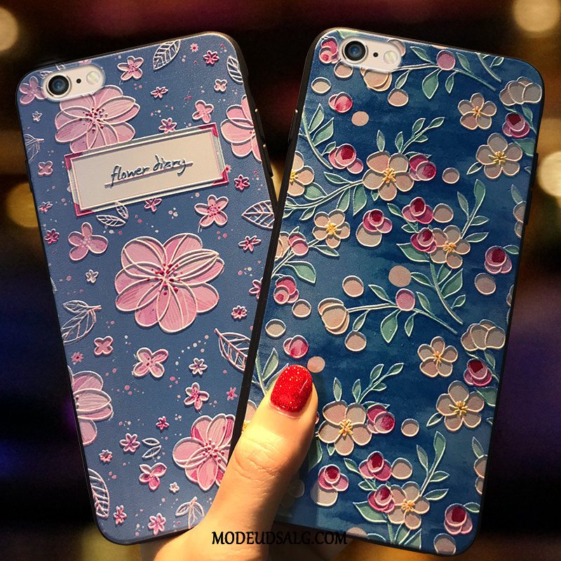 iPhone 7 Etui Cartoon Blå Kreativ Alt Inklusive Anti-fald