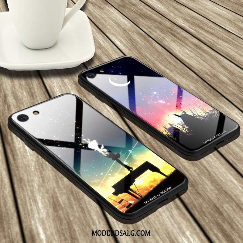 iPhone 8 Etui Silikone Af Personlighed Trendy Sort Cover