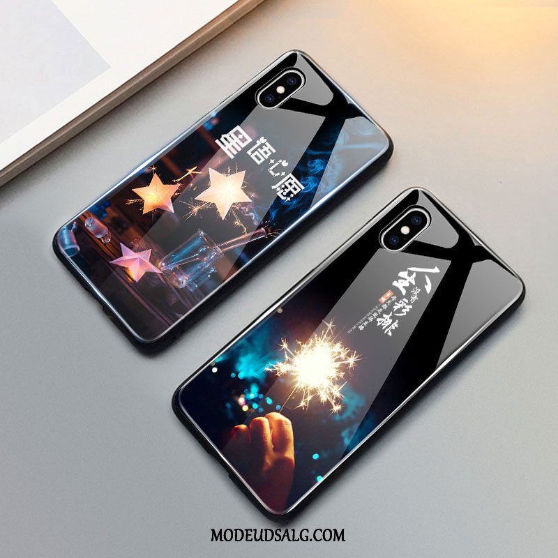 iPhone X Etui Anti-fald Stjerneklar Hjerte Cover Trend