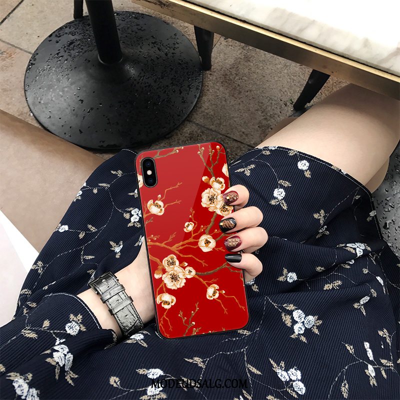 iPhone Xs Max Etui Ny Cover Net Red Glas Alt Inklusive